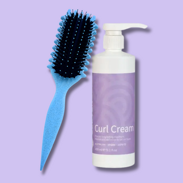 Curl Brush Sky & Clever Curl Cream Bestie Bundle