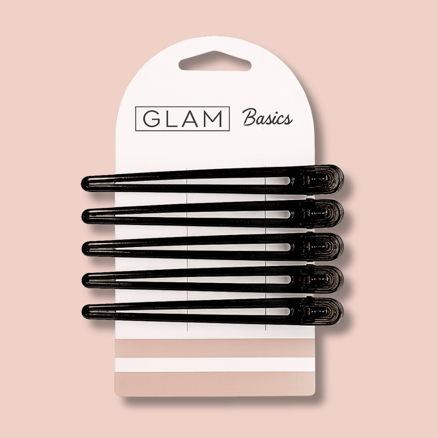 Glam Basics Sectioning Clips Black