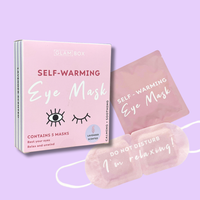 Glam Box Travel Bag Lavender & Self Warming Eye Mask Lavender Bestie Bundle