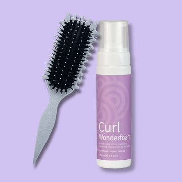 Curl Brush & Clever Curl Wonderfoam Bestie Bundle