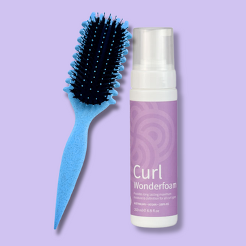 Curl Brush Sky & Clever Curl Wonderfoam Bestie Bundle