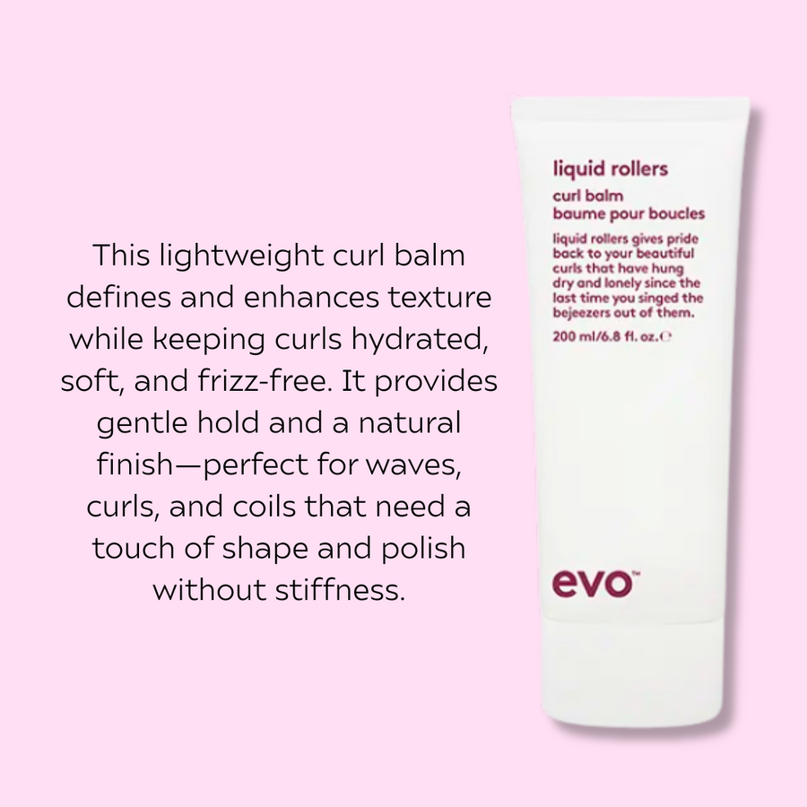 Curl Brush Rose & Evo Liquid Rollers Bestie Bundle