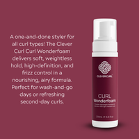 Curl Brush Lavender & Clever Curl Wonderfoam Bestie Bundle