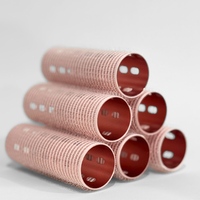 Glam Thermal Velcro Roller Pink Small