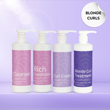 Clever Curl Blonde Hair Glam Bundle