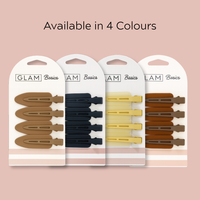 Glam Basics Creaseless Clips Caramel