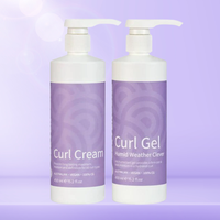 Clever Curl Curl Cream & Humid Weather Gel 450ml BESTIE BUNDLE