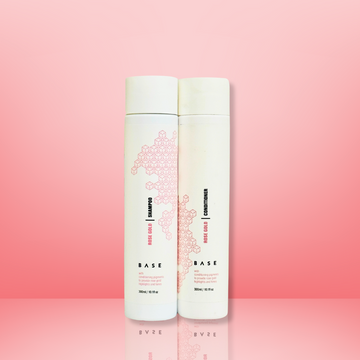 Base Rose Gold Shampoo & Conditioner 300ml BESTIE BUNDLE