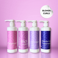 Clever Curl Blonde Hair Glam Bundle