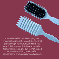 Curl Brush Sky & Clever Curl Wonderfoam Bestie Bundle