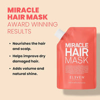 Eleven Miracle Treatment & Miracle Hair Mask 200ml & Glam Detangler Pearl BESTIE BUNDLE