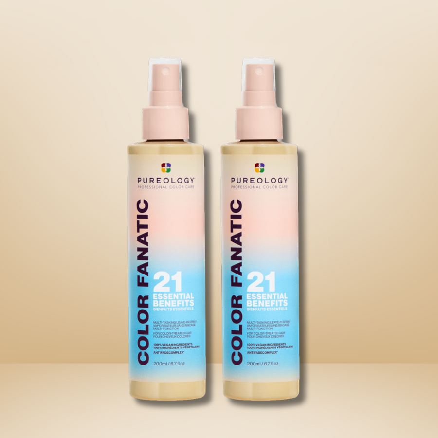 Pureology Colour Fanatic Multi Tasking Leave-In Spray 200ml TWIN BUNDLE
