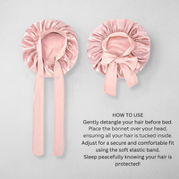 Glam Box Sleep Bonnet Pink