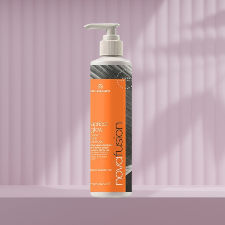 De Lorenzo Novafusion Colour Care Apricot Glow Shampoo 250ml