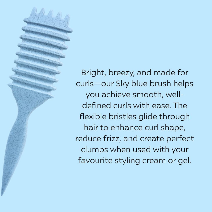 Curl Brush Sky & Pink Sleep Bonnet Bestie Bundle
