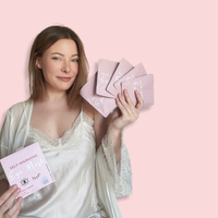 Glam Box Travel Bag Rose & Self Warming Eye Mask Triple Bestie Bundle