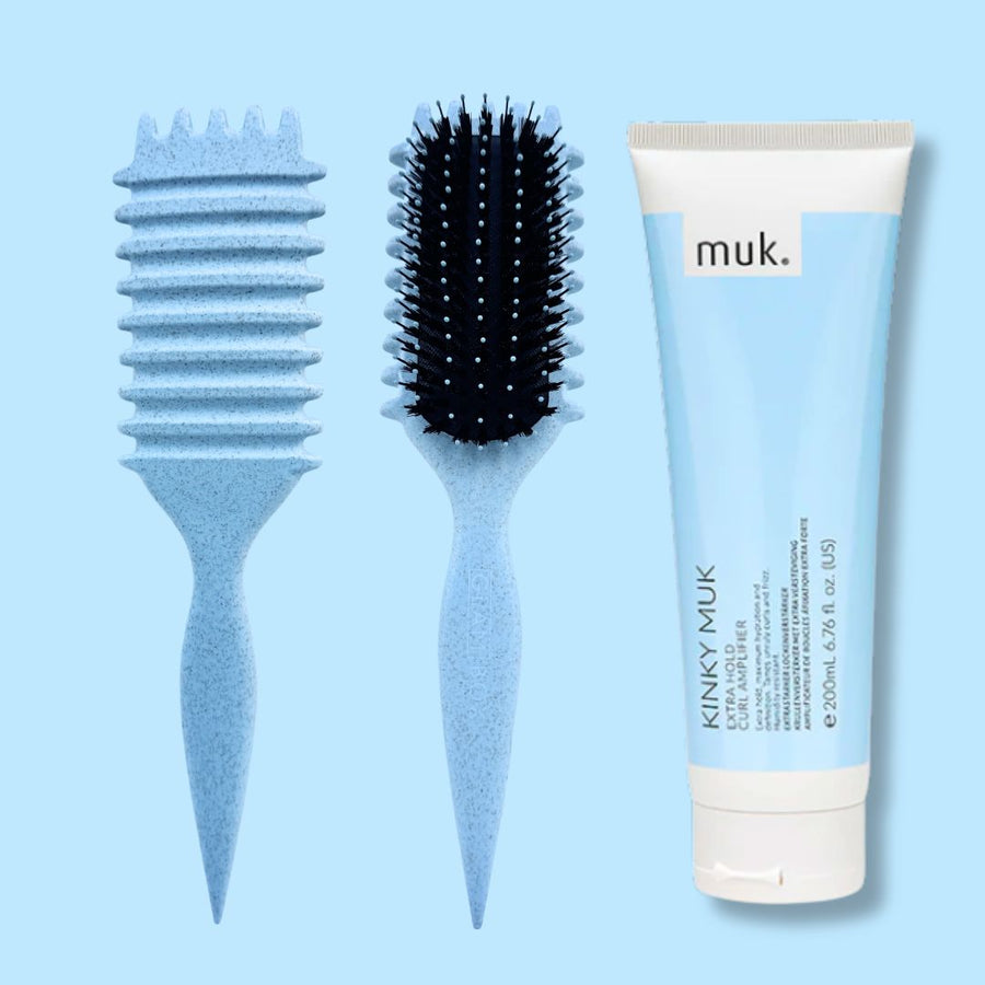 Curl Brush Sky & Muk Extra Hold Curl Amplifier Bestie Bundle