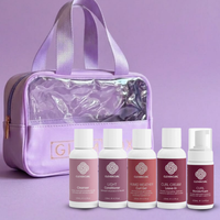 Clever Curl Light Curly Hair Glam Travel Bag Lavender Bundle