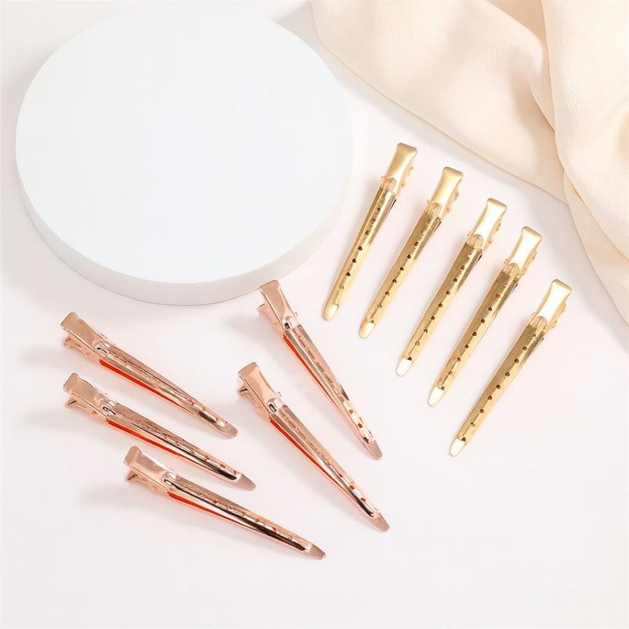 Glam Basics Flat Sectioning Clips Rose Gold