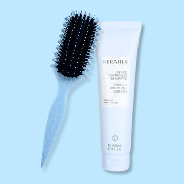 Curl Brush Sky & Kerasilk Balm Bestie Bundle