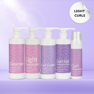 Clever Curl Curly Hair Light Glam Bundle