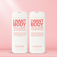 Eleven I Want Body Volume Shampoo & Conditioner 300ml Bestie Bundle