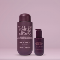 NAK Structure Complex Protein Shampoo & K-Revive Peptide Leave-In BESTIE BUNDLE