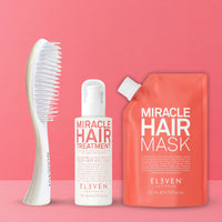 Eleven Miracle Treatment & Miracle Hair Mask 200ml & Glam Detangler Pearl BESTIE BUNDLE