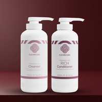 Clever Curl Fragrance Free Cleanser & Rich Conditioner 450ml BESTIE BUNDLE