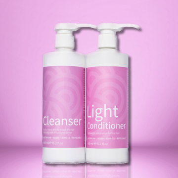 Clever Curl Cleanser & Light Conditioner 450ml BESTIE BUNDLE