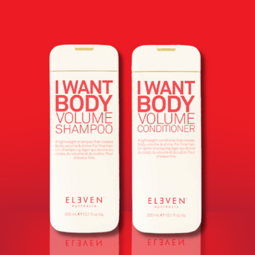 Eleven I Want Body Volume Shampoo & Conditioner 300ml Bestie Bundle