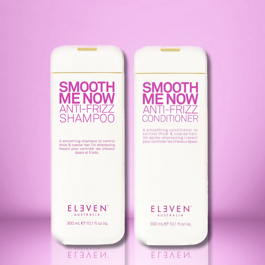 Eleven Smooth Me Now Shampoo & Conditioner 300ml Bestie Bundle