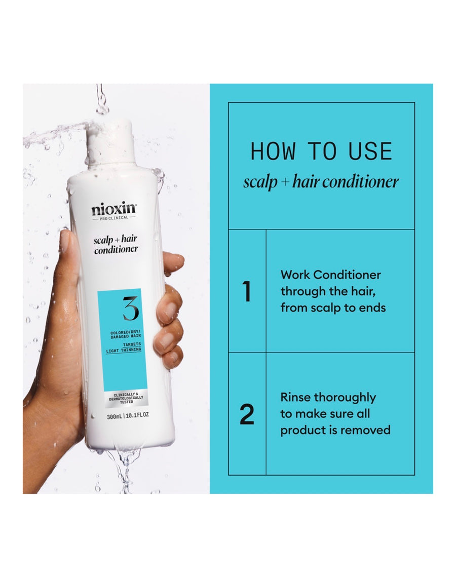 Nioxin System 3 Scalp + Hair Conditioner 300ml