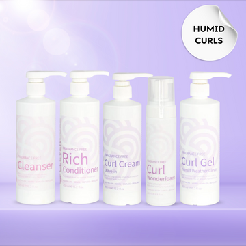 Clever Curl Fragrance Free Humid Curly Hair Glam Bundle