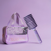 Glam Box Travel Bag Lavender &  Miracle Brush Lilac Bestie