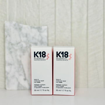 K18 Leave In Molecular Repair Hair Mask 50ml TWIN BUNDLE