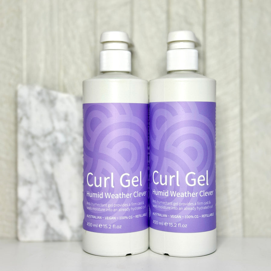 Clever Curl Curl Gel Humid Weather Clever 450ml TWIN BUNDLE