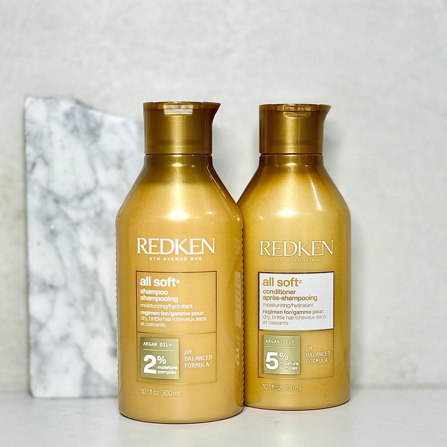 Redken All Soft Shampoo & Conditioner 300ml BESTIE BUNDLE