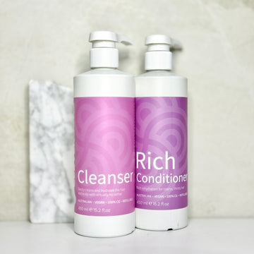 Clever Curl Cleanser & Rich Conditioner 450ml BESTIE BUNDLE