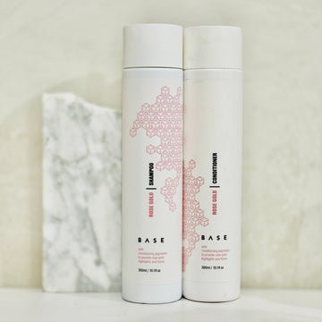 Base Rose Gold Shampoo & Conditioner 300ml BESTIE BUNDLE