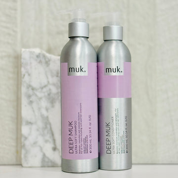 Muk Deep Muk Ultra Soft Shampoo & Conditioner 300ml BESTIE BUNDLE