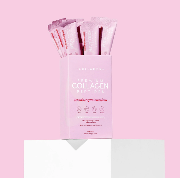 The Collagen Co. Strawberry Watermelon Collagen Powder Sachets - 280g