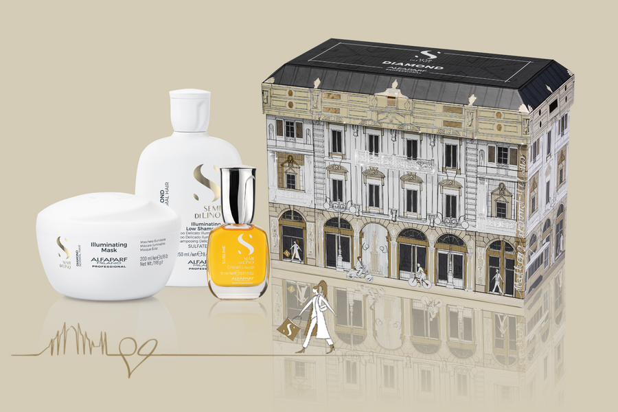 ALFAPARF Milano Semi Di Lino Diamond Gift Set