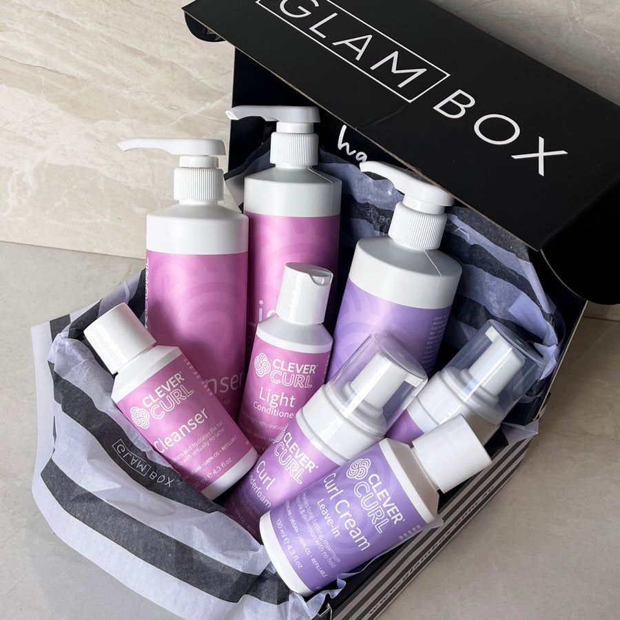 Clever Curl, Ultimate Light Home and Away, Glam Gift Box