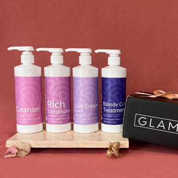 Clever Curl Blonde Hair Glam Gift Box