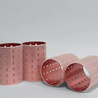 Glam Thermal Velcro Roller Pink Large