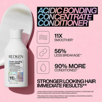 Redken Acidic Bonding Concentrate Shampoo & Conditioner 300ml BESTIE BUNDLE