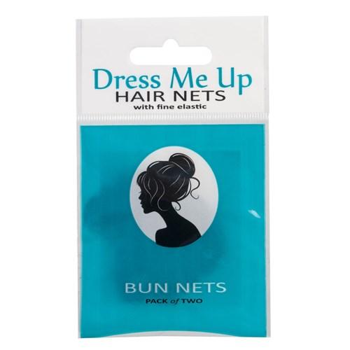 Dress Me Up Bun Net Light Brown 2pk