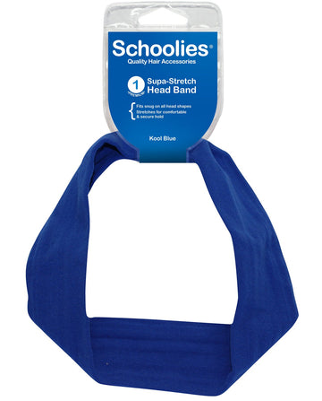 Schoolies Headband 1pc Kool Blue