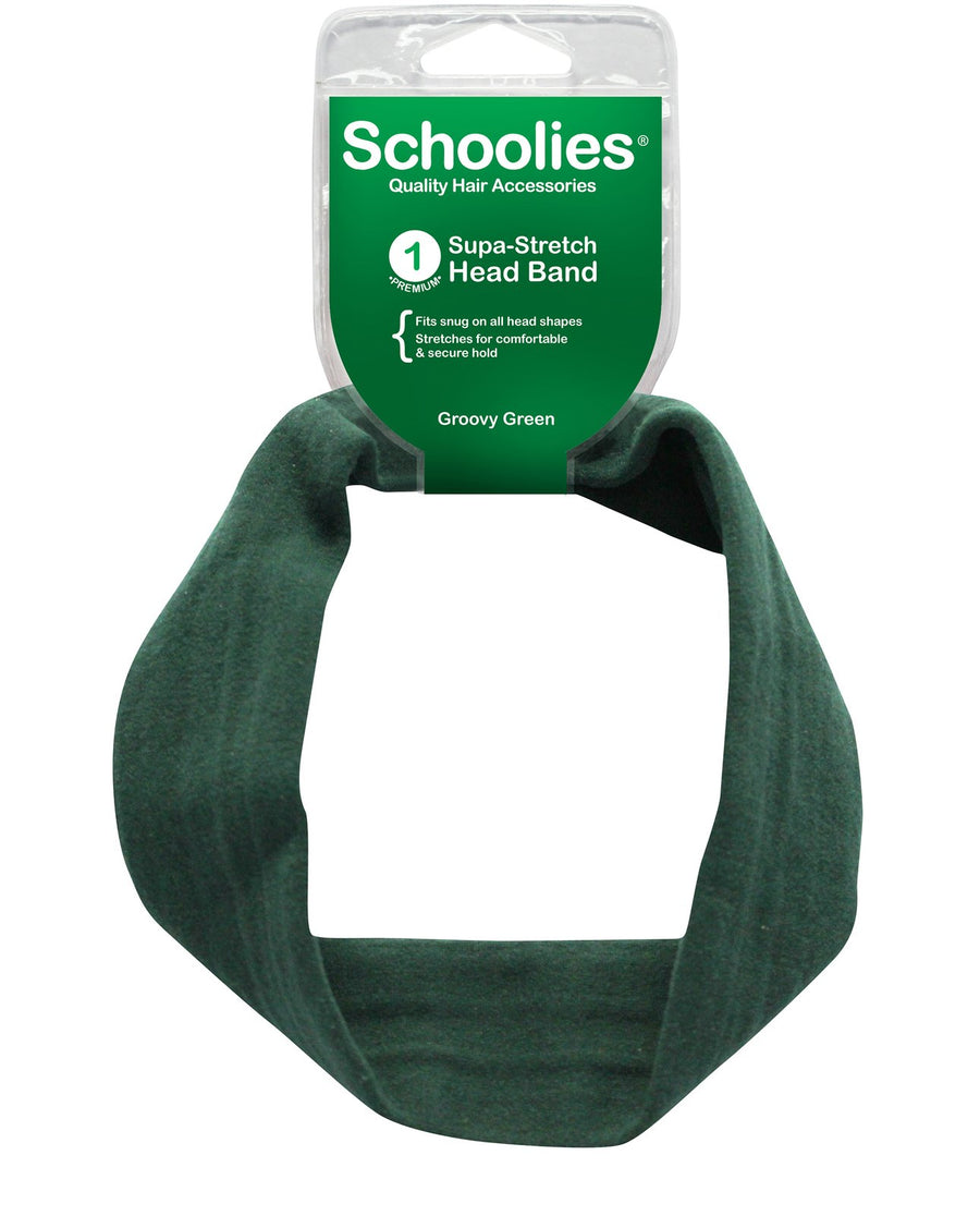 Schoolies Headband 1pc Groovy Green